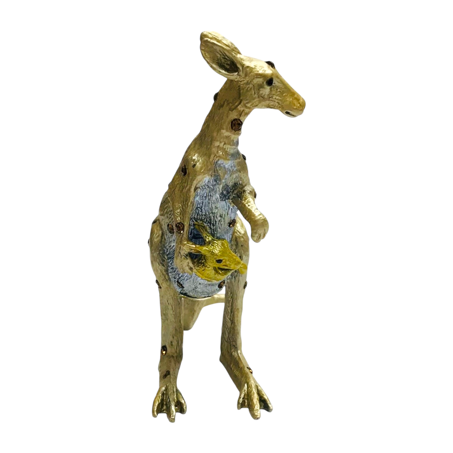 Cristiani Collezione Mom& Baby Kangaroo Trinket Box.