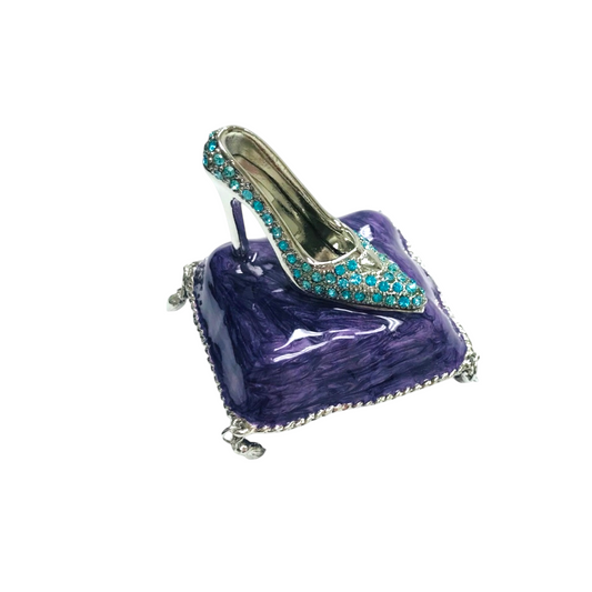 Cristiani Collezione Shoe on Pillow Trinket Box.