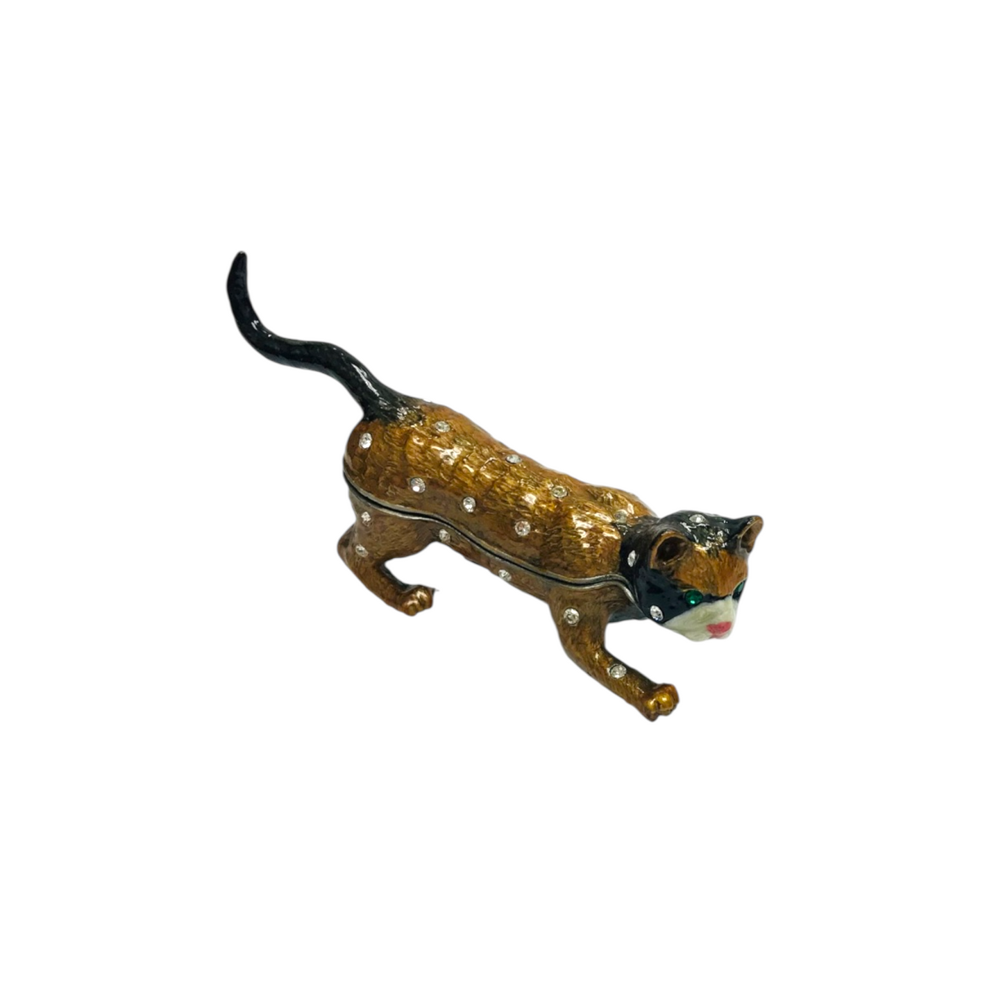 Cristiani Collezione Raccoon Trinket Box 14K Gold Plated