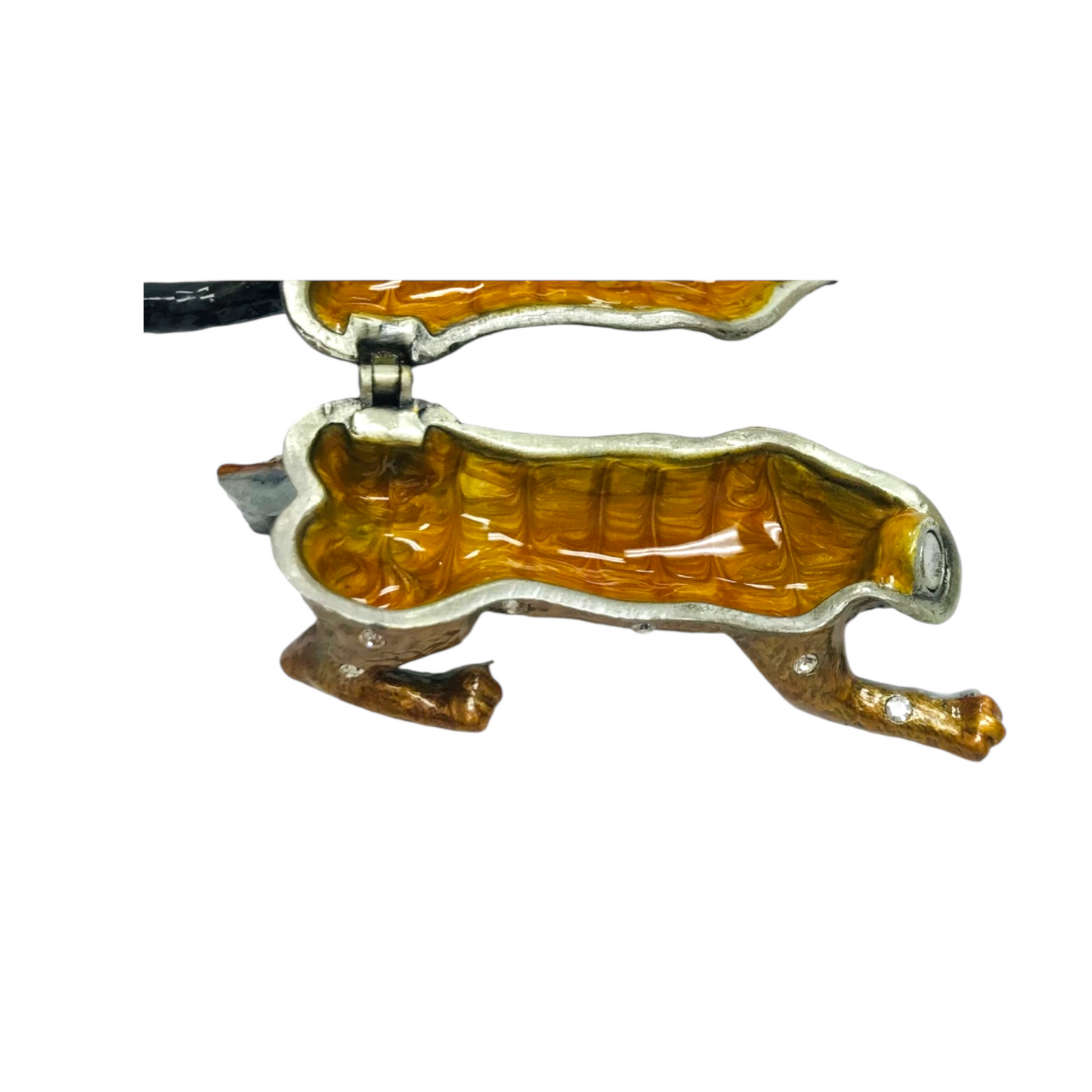 Cristiani Collezione Raccoon Trinket Box 14K Gold Plated