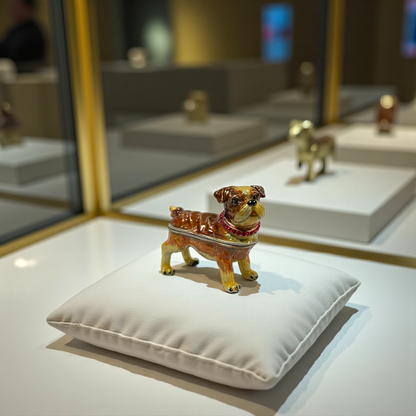 Cristiani Collezione Pug Trinket Box