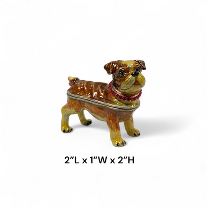 Cristiani Collezione Pug Trinket Box