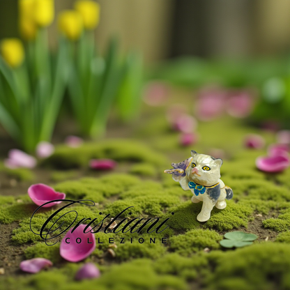 Cristiani Collezione Cat Trinket Box 14K Gold Plated