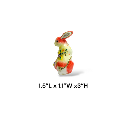 Cristiani Collezione Rabbit Trinket Box 14K Gold Plated