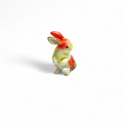 Cristiani Collezione Rabbit Trinket Box 14K Gold Plated