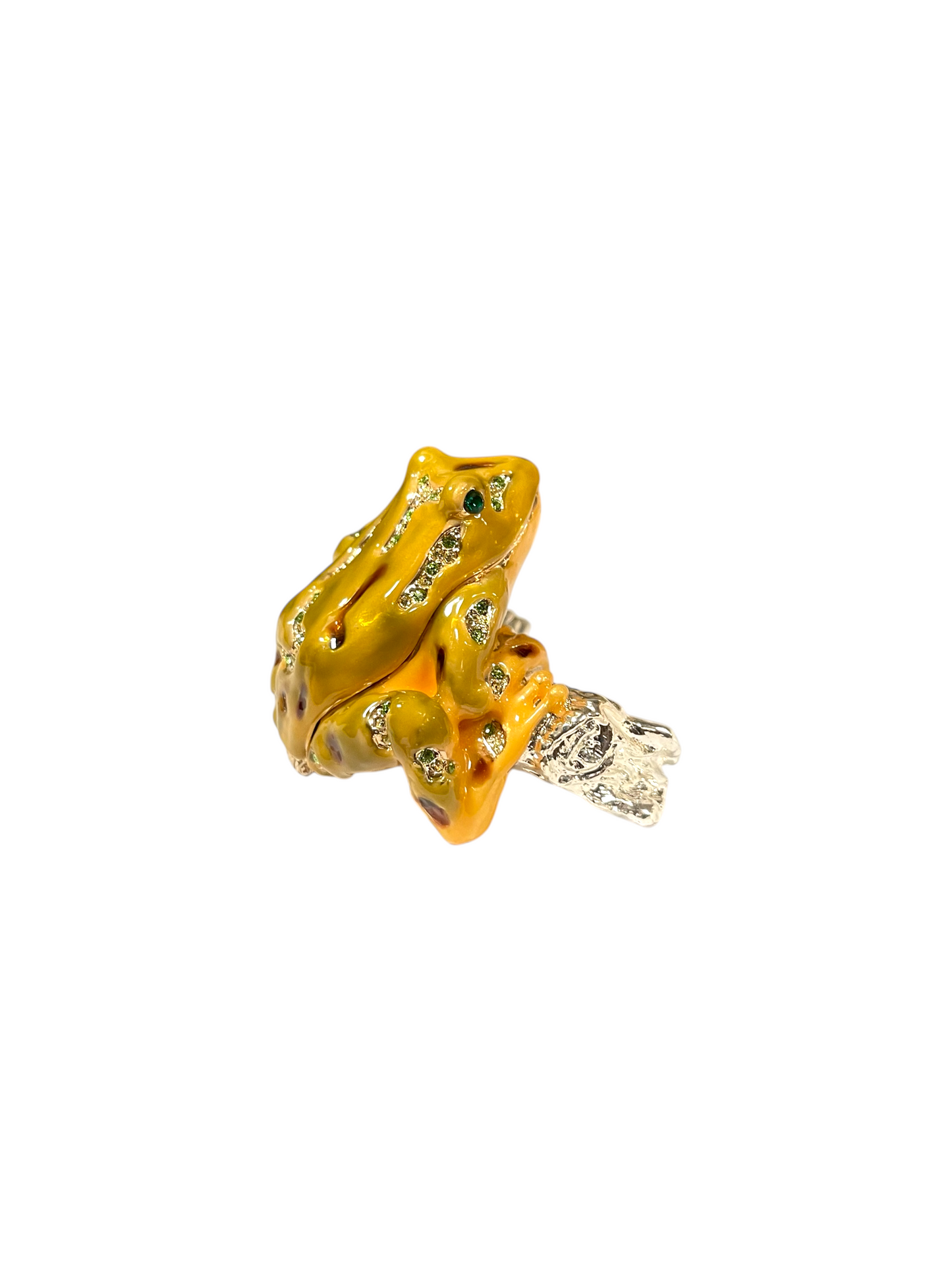 Cristiani Collezione Frog Trinket Box.