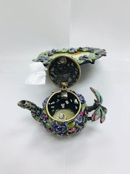 Vintage Cristiani Collezione  Trinket Box with Photo Frames