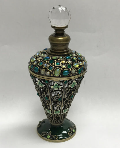 Vintage Cristiani Collezione  Perfume Bottle with crystals.
