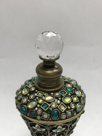 Vintage Cristiani Collezione  Perfume Bottle with crystals.