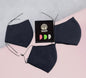 3 Pcs- Waterproof Reusable 3 Layers Cloth Face Mask and Wisdom Tree Clip on Diffuser.