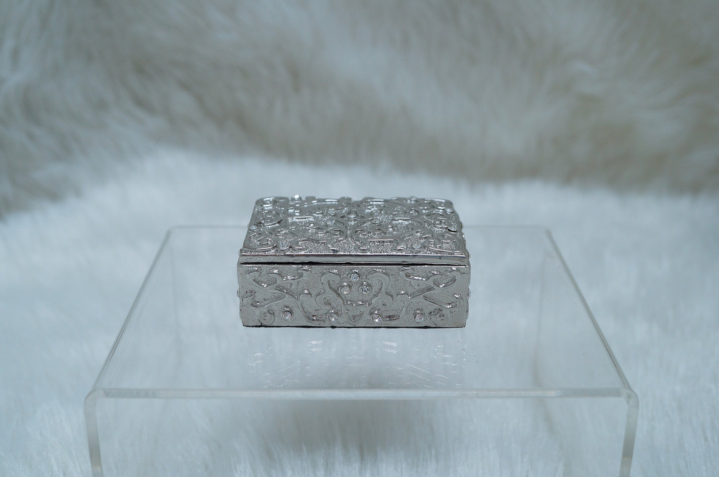 Cristiani Collezione Vintage Silver Rectangle Trinket Box