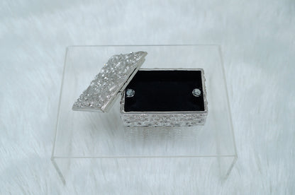 Cristiani Collezione Vintage Silver Rectangle Trinket Box