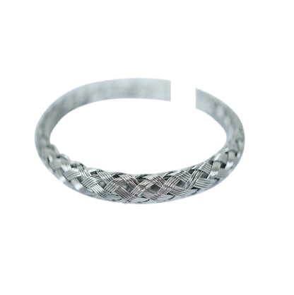 Unisex Weaved Cable Bangle.