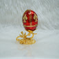 Cristiani Collezione Fleur de Lis Armor Egg 14K Gold Plated