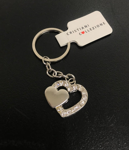 Watermelon and Heart Keychain