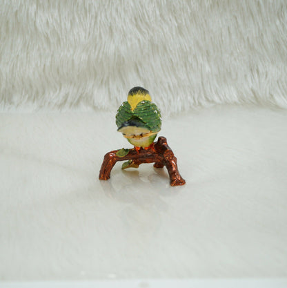 Cristiani Collezione Small Bird on a Branch Trinket Box 14K Gold Plated