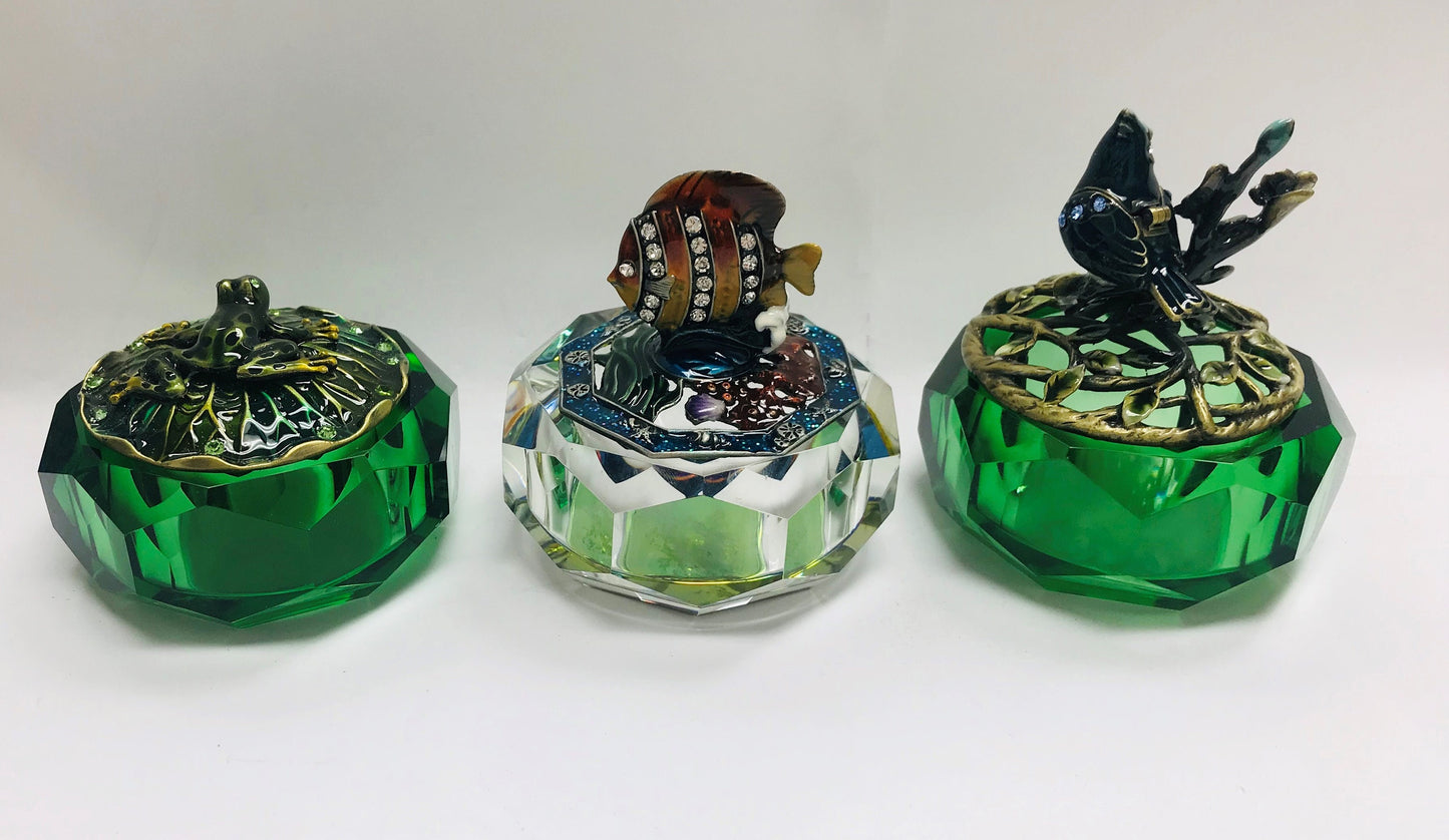 Cristiani Collezione Crystal Base Jewelry Box