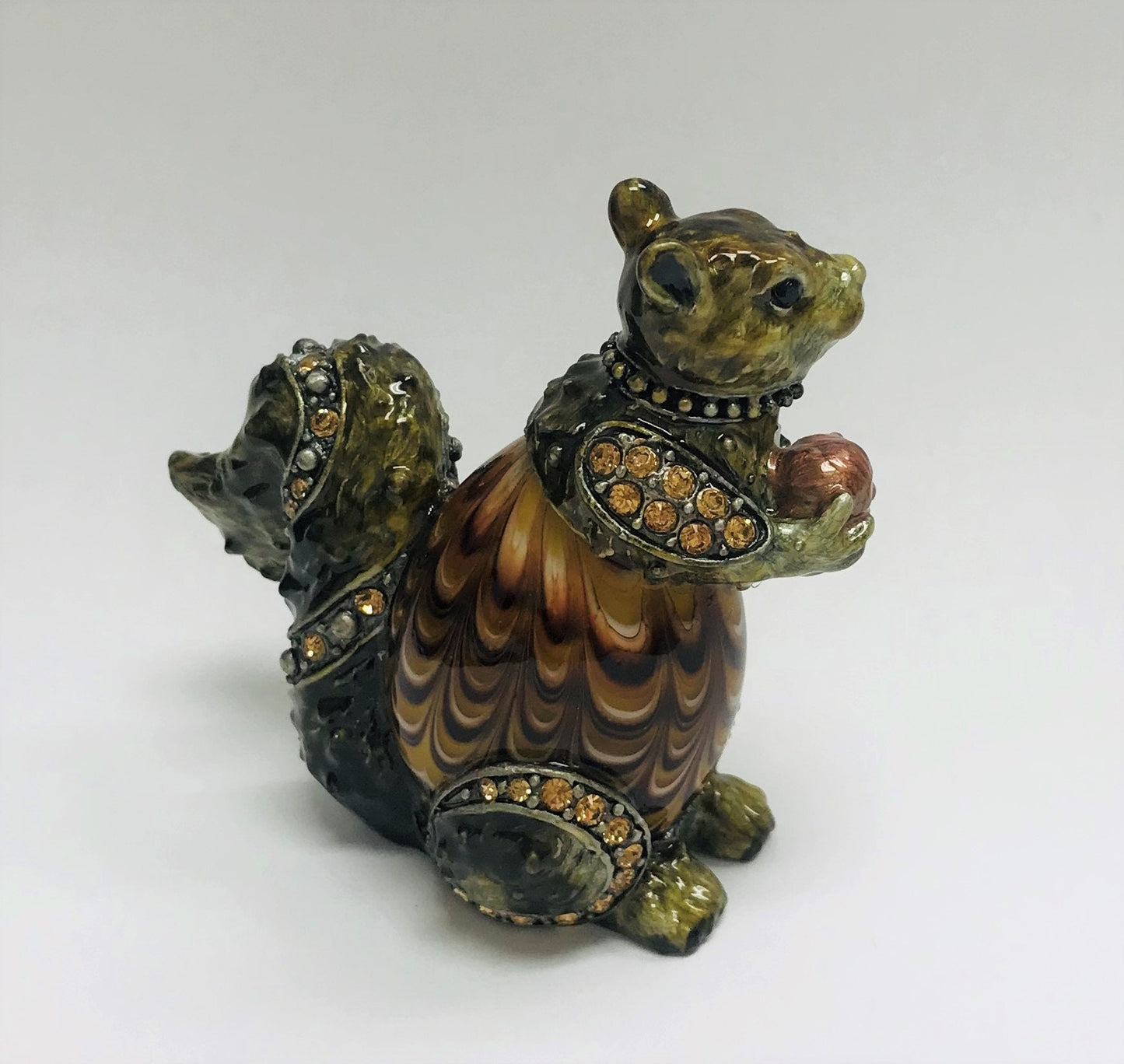 Cristiani Collezione Murano Glass Style Squirrel Figurine