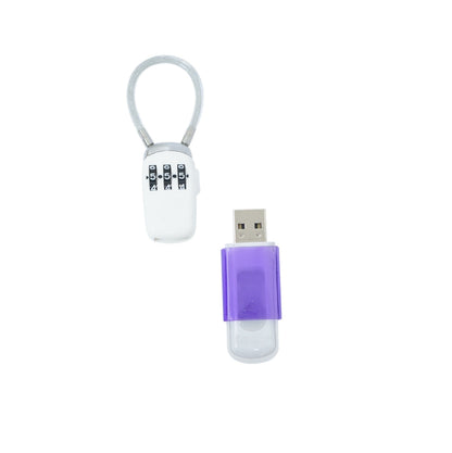 Privacy USB Drive Lock plus Luggage Lock 2 pack
