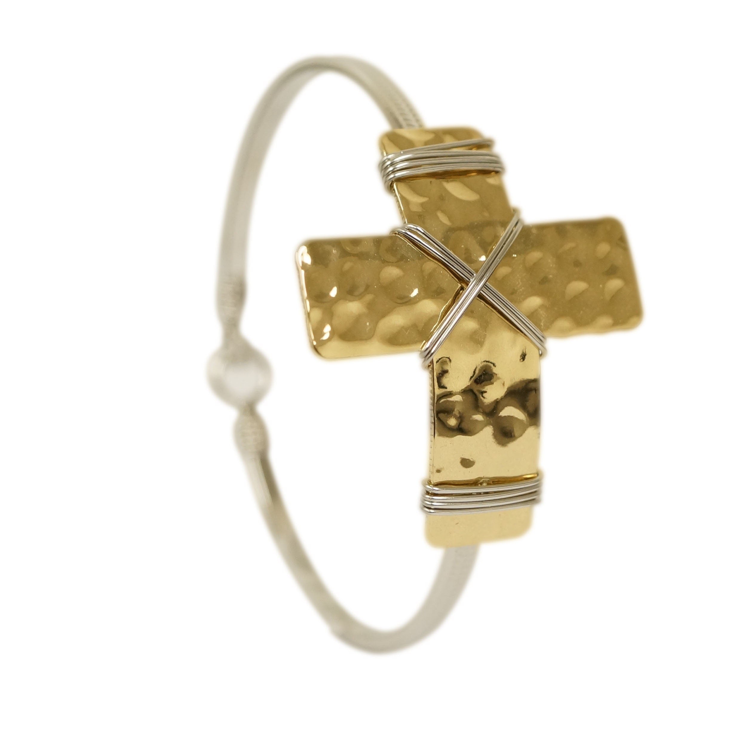 Rustic Cross Bangle. – Cristiani Collezione