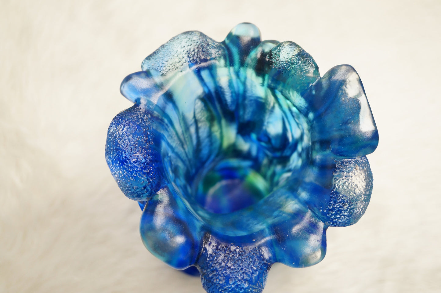 Limited Edition Cristiani Collezione Crystal Glass Vase.