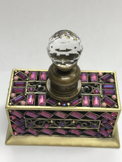 Vintage Cristiani Collezione  Perfume Bottle with crystals