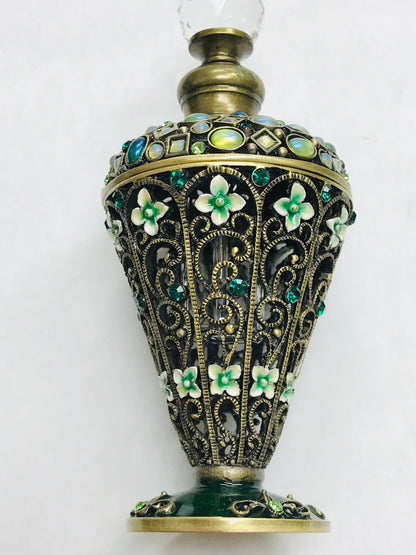 Vintage Cristiani Collezione  Perfume Bottle with crystals.