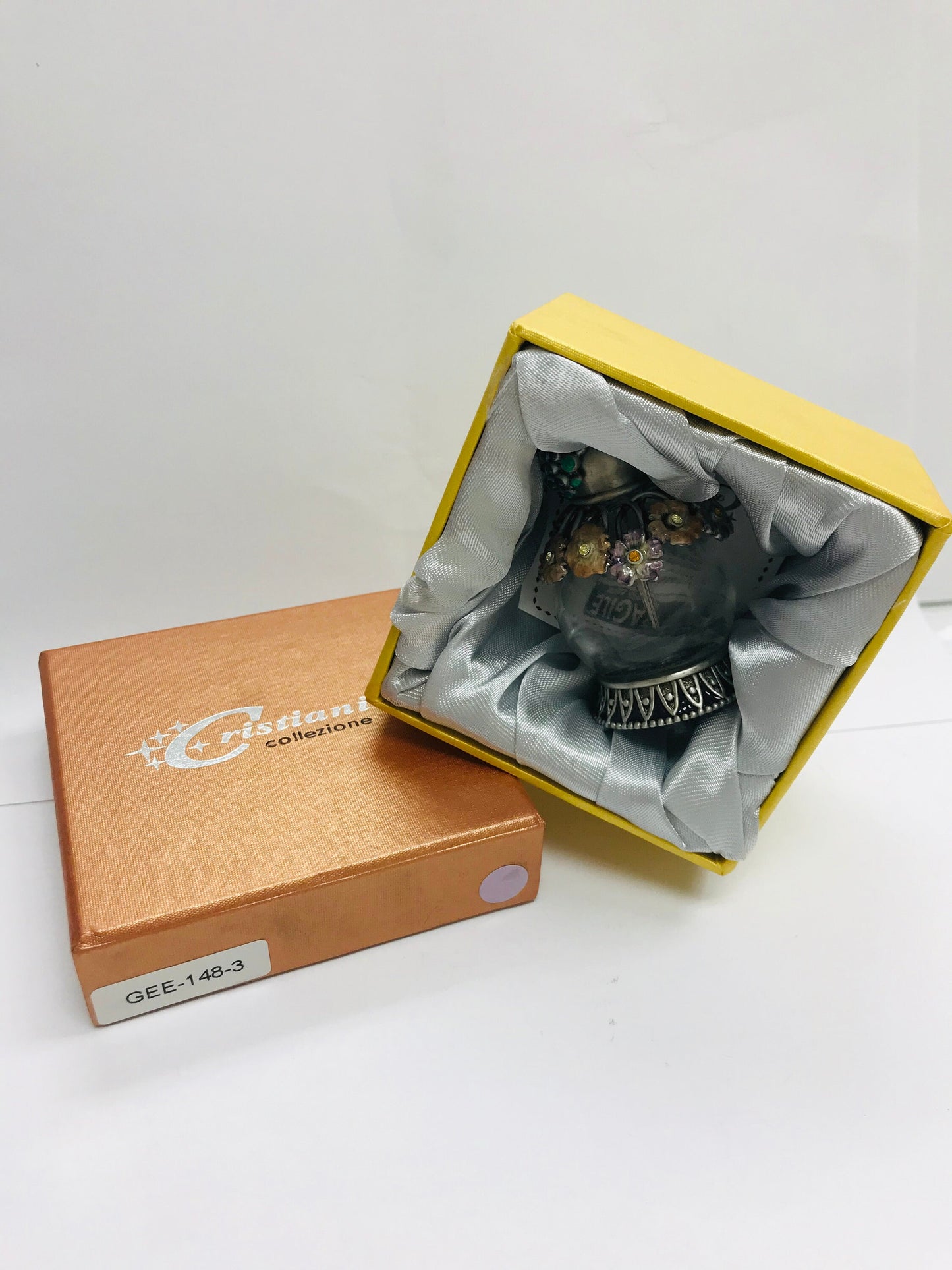 Vintage Cristiani Collezione  Perfume Bottle with crystals