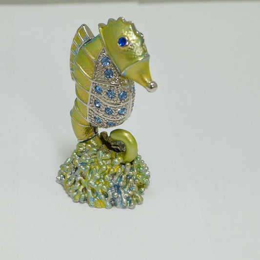 LAST PIECE - Cristiani Collezione Green Seahorse Trinket