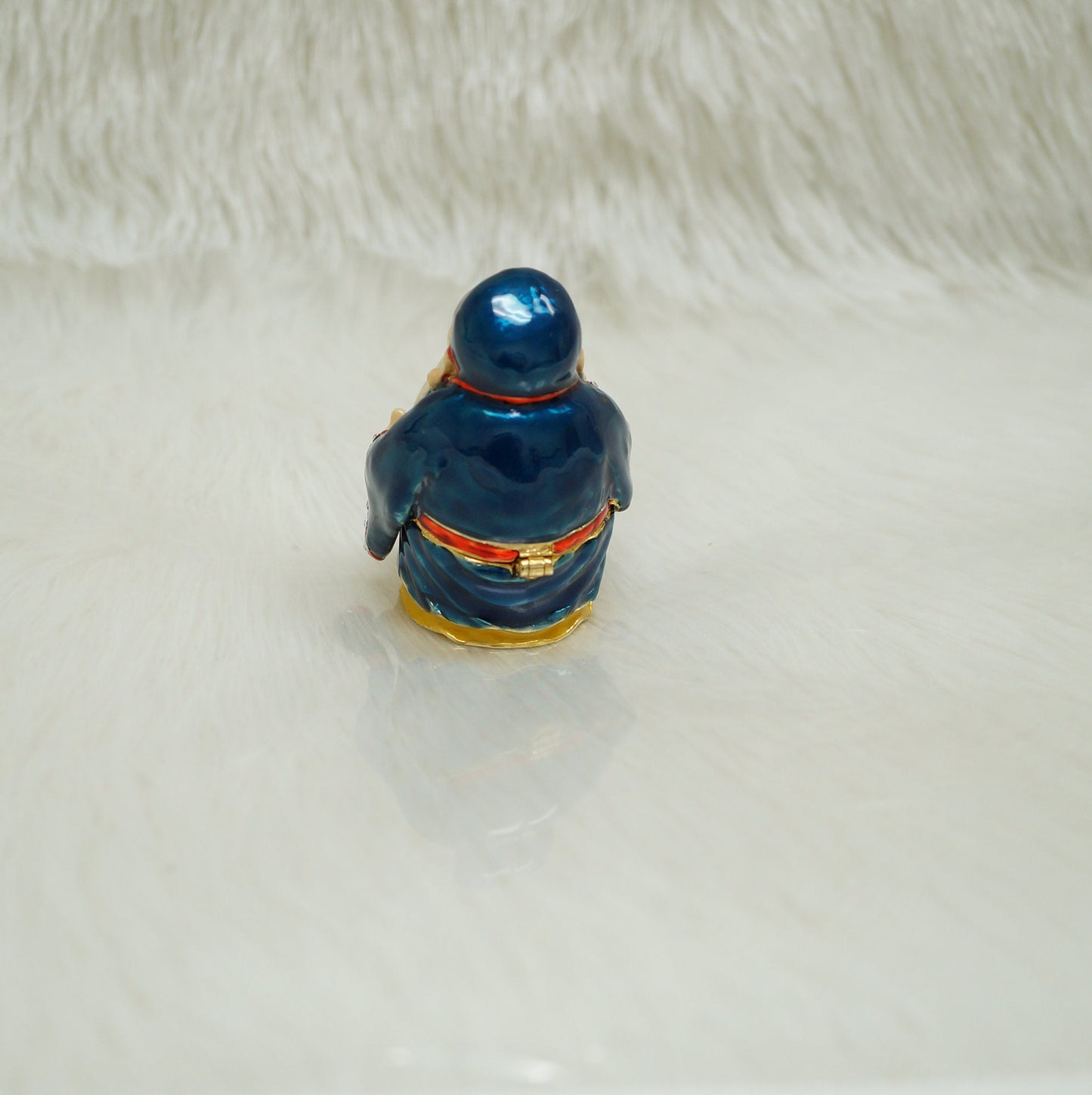 Cristiani Collezione Earth Buddha Trinket Box 14K Gold Plated