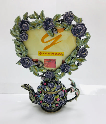 Vintage Cristiani Collezione  Trinket Box with Photo Frames