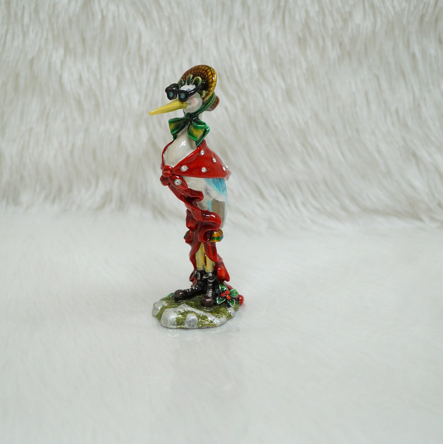 Cristiani Collezione Sassy Stork Trinket Box